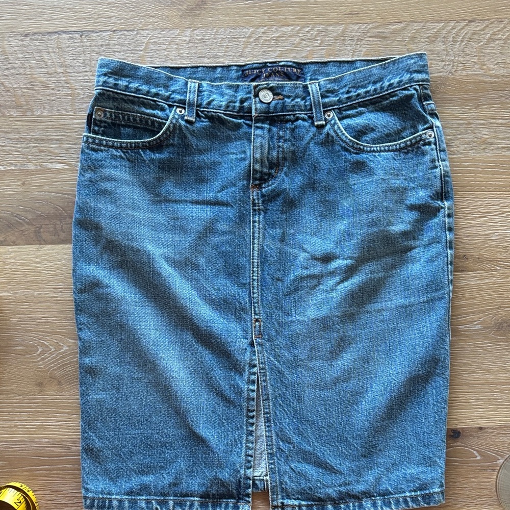 Juicy Couture Women's Denim Pencil Skirt